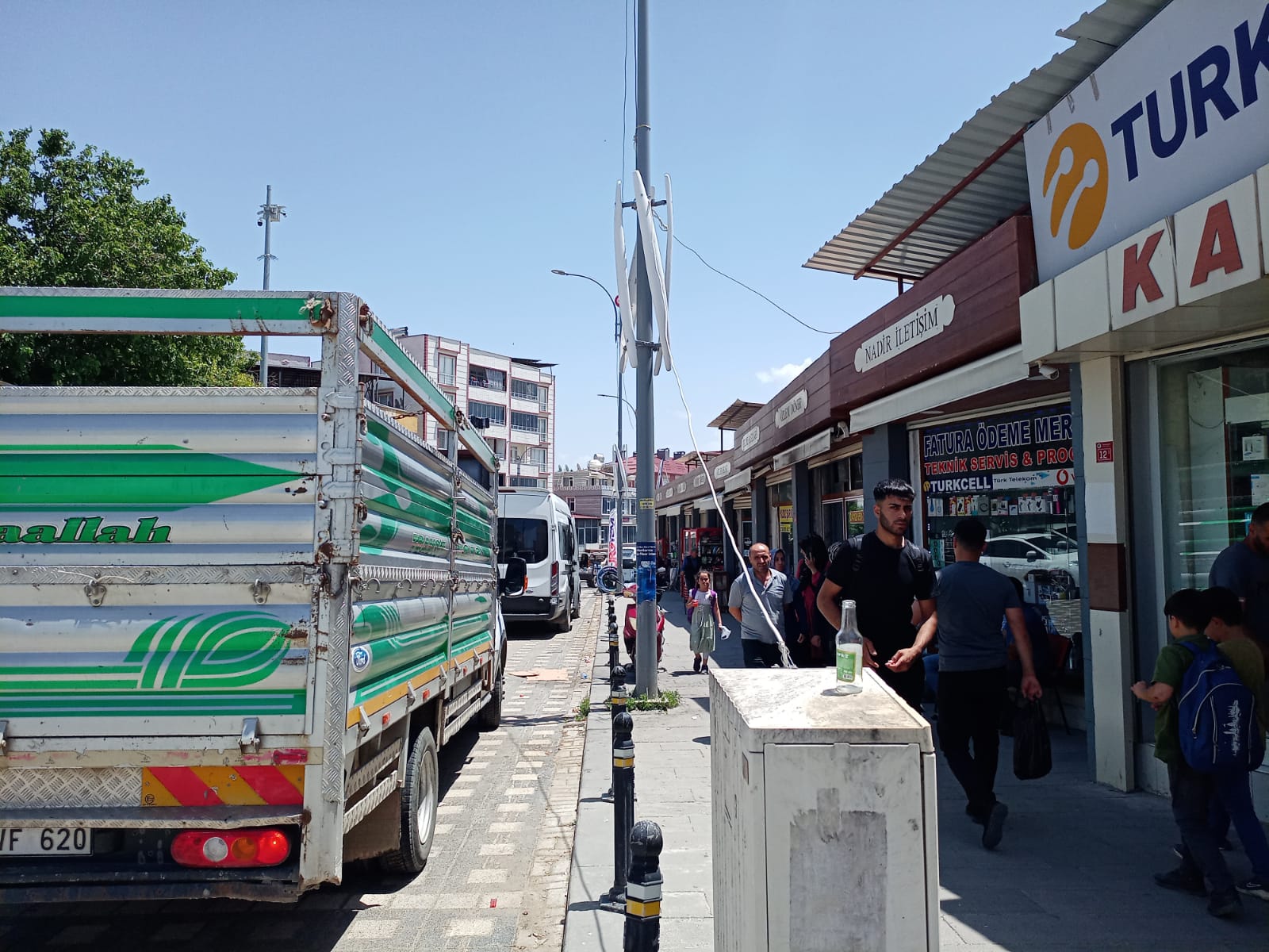 İlçenin en işlek caddesi