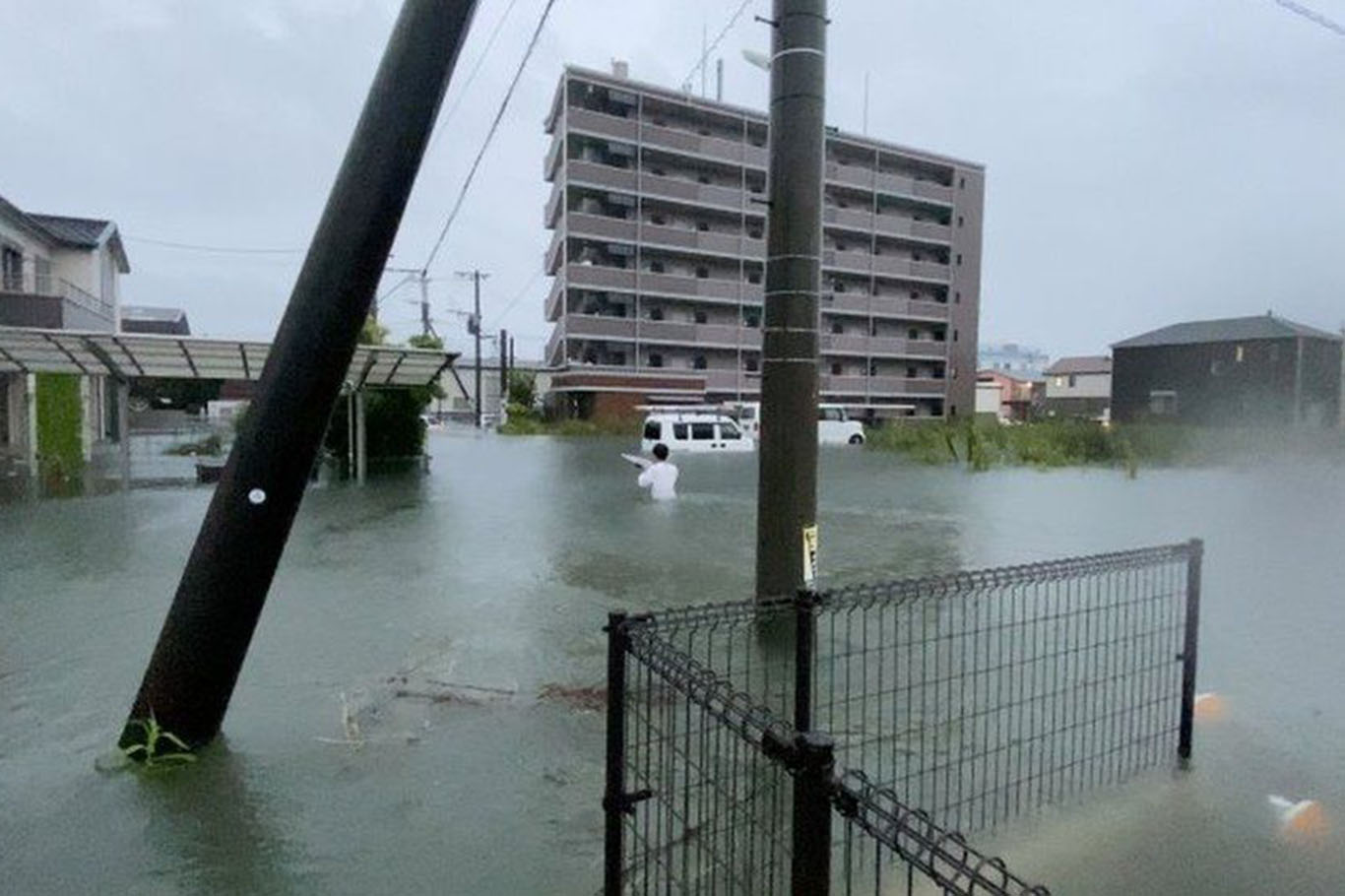 Japonya’nın güneybatısındaki Kyuşu bölgesindeki