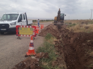 Bağlar’daki 88 Evler Afet Konutlarında içme suyu çalışmaları başladı