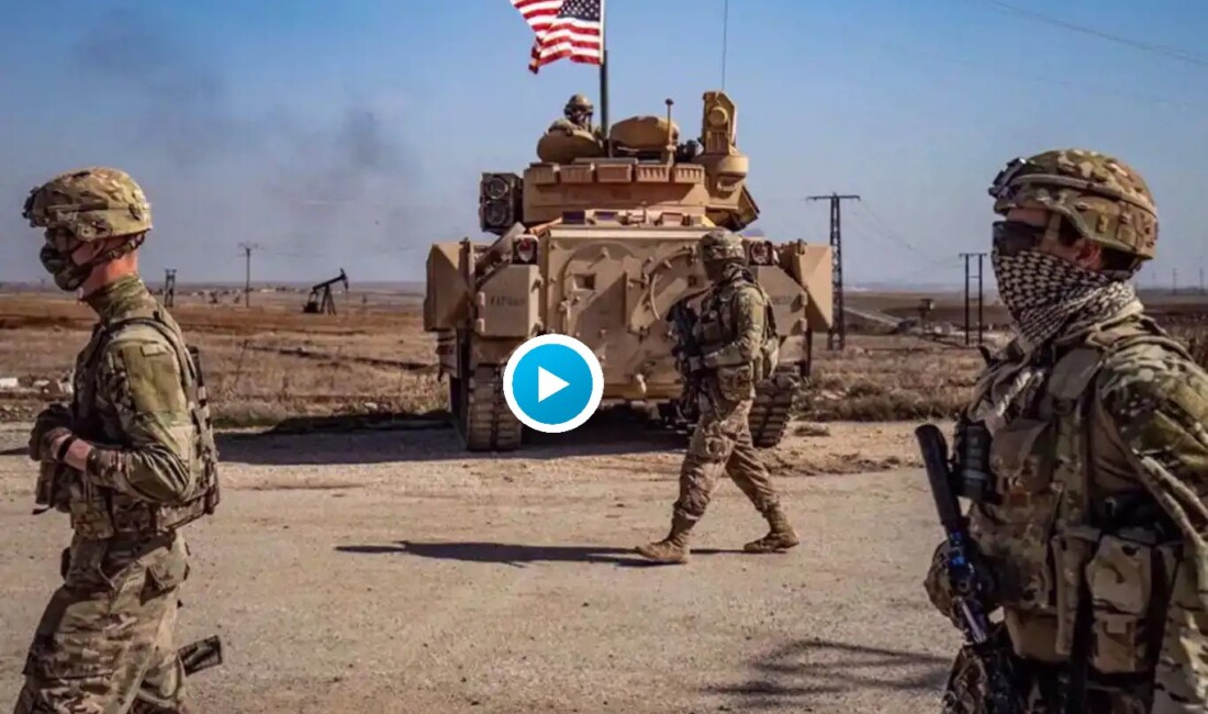 Suriye'de, işgalci ABD askerlerinin