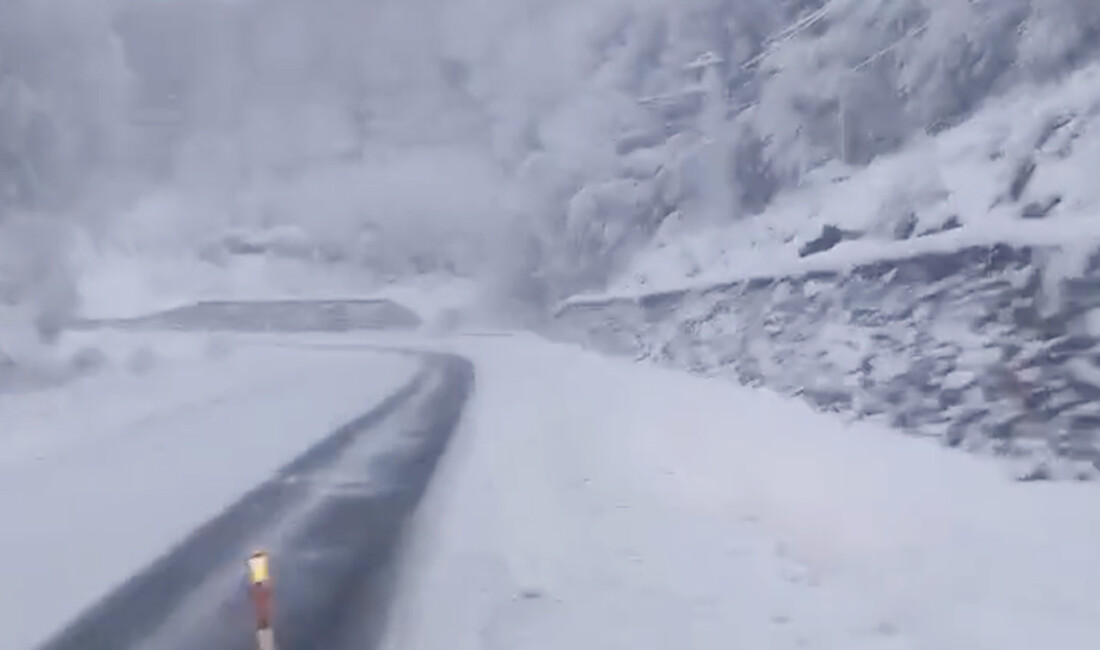 Kırklareli'nde kar yağışı nedeniyle