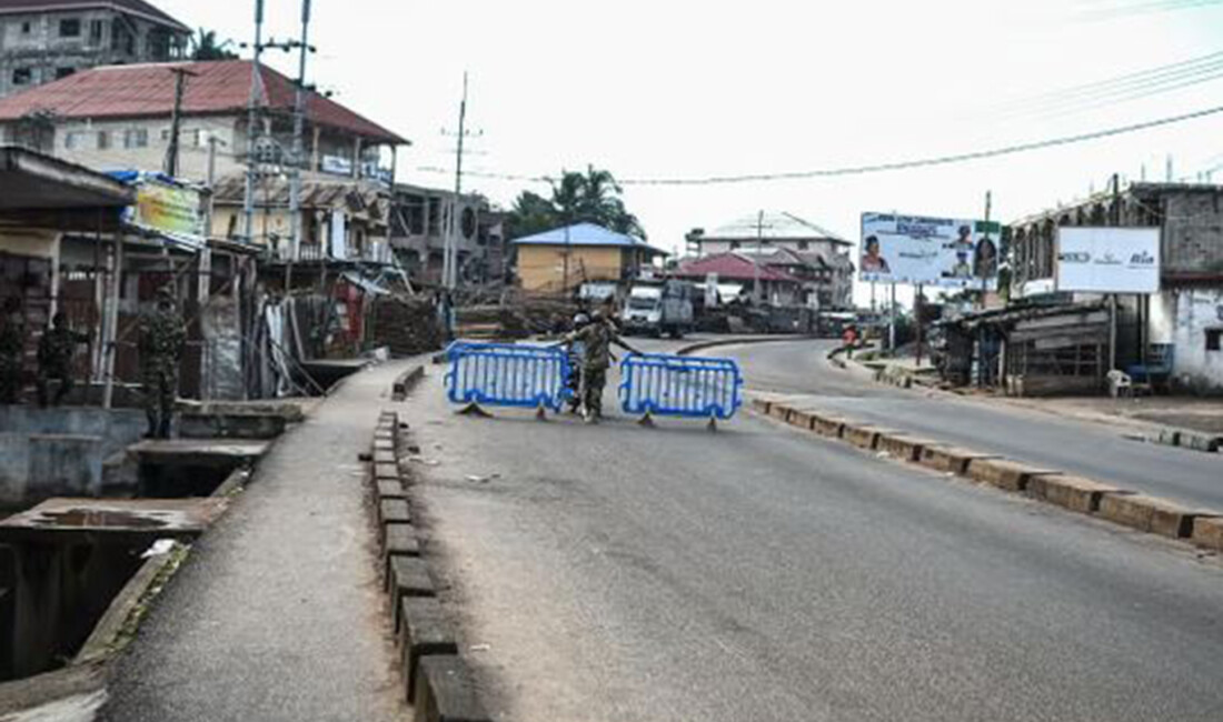 Sierra Leone'nin başkenti Freetown'da,