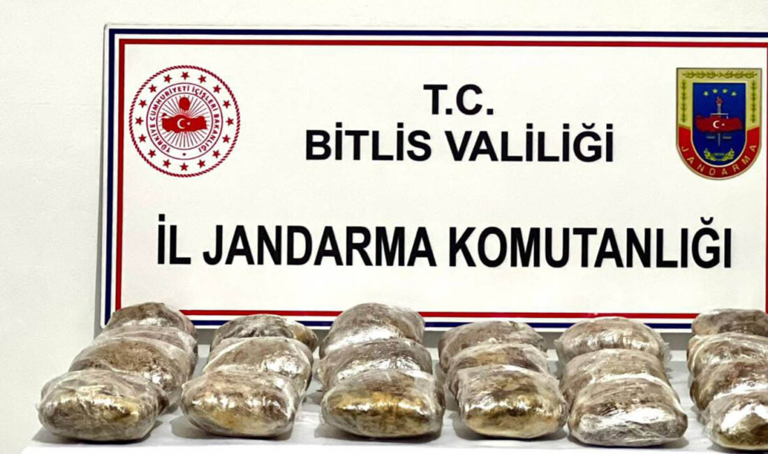 Bitlis kolluk kuvvetlerince durdurulan