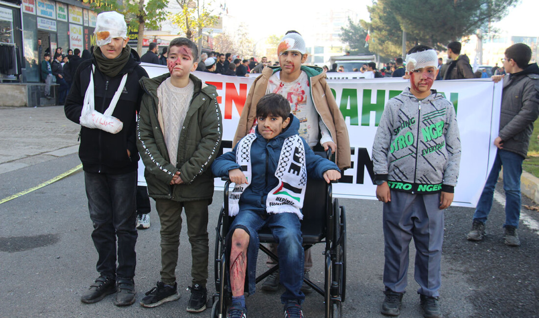 Diyarbakır'da "Gazze İçin Yürüyoruz"