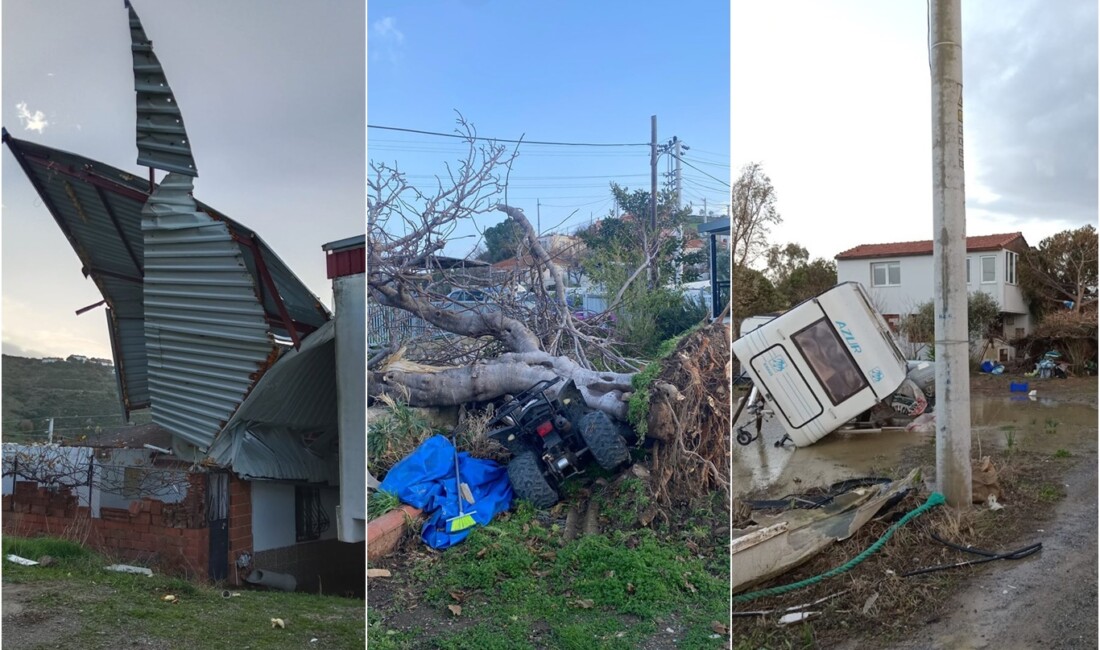 İzmir'in Karaburun ilçesinde etkili