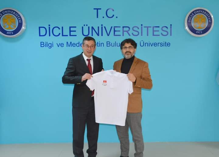 Türkiye Üniversite Sporları Federasyonundan, Dicle Üniversitesi Rektörü Prof Dr. Mehmet Karakoç’ a Ziyaret