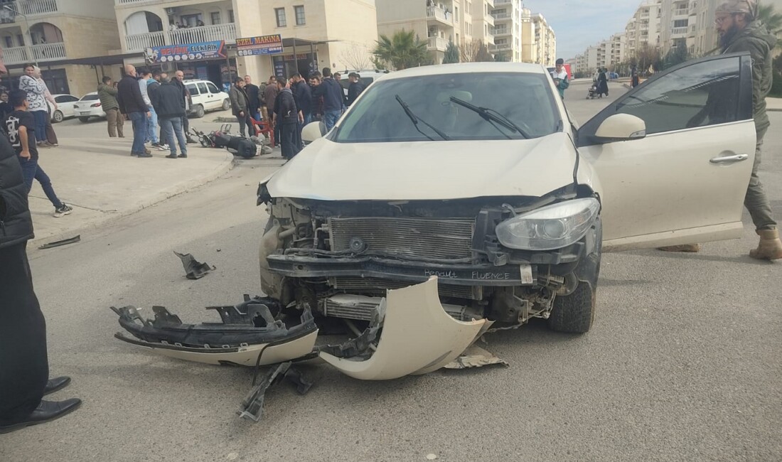 Mardin’in Nusaybin ilçesinde otomobil