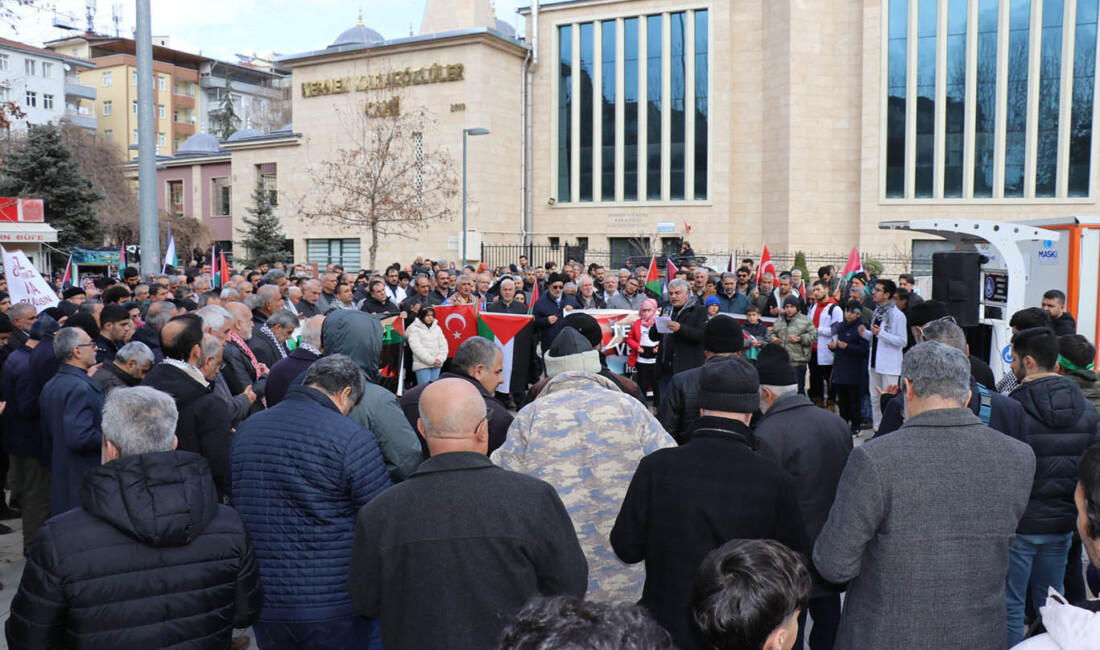 Malatya'da haftalardır Gazze için