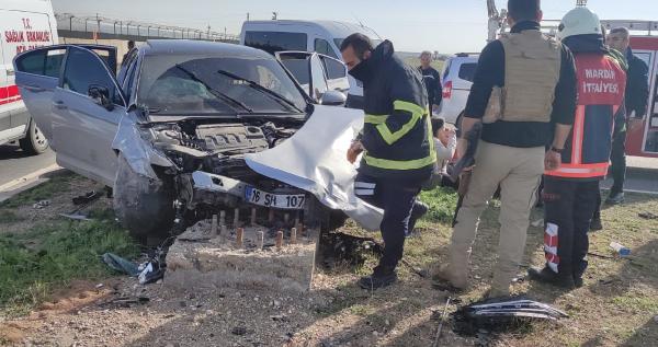 MARDİN’in Nusaybin ilçesinde otomobille