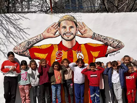 Galatasaraylı futbolcu Mauro Icardi,