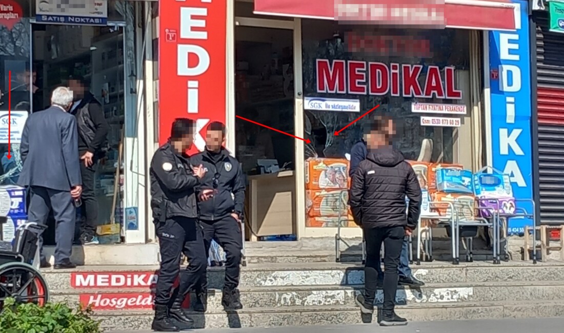 Diyarbakır'da bir iş yerine