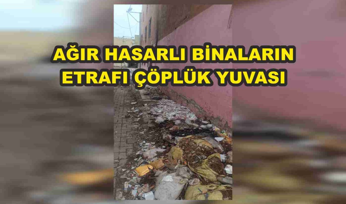 Diyarbakır'da ağır hasarlı binaların