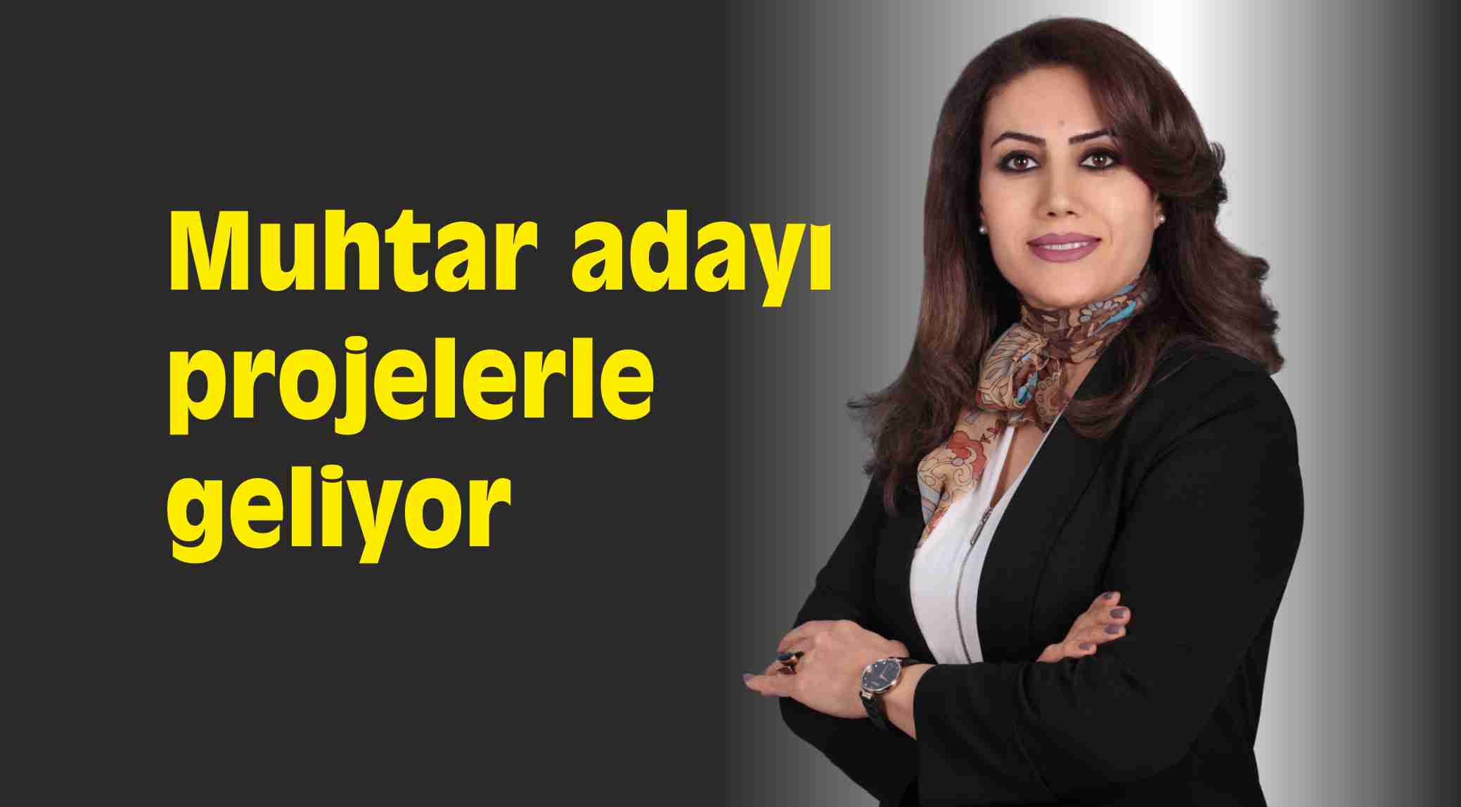 Projelerle gelen muhtar adayı: Fatima Kantar