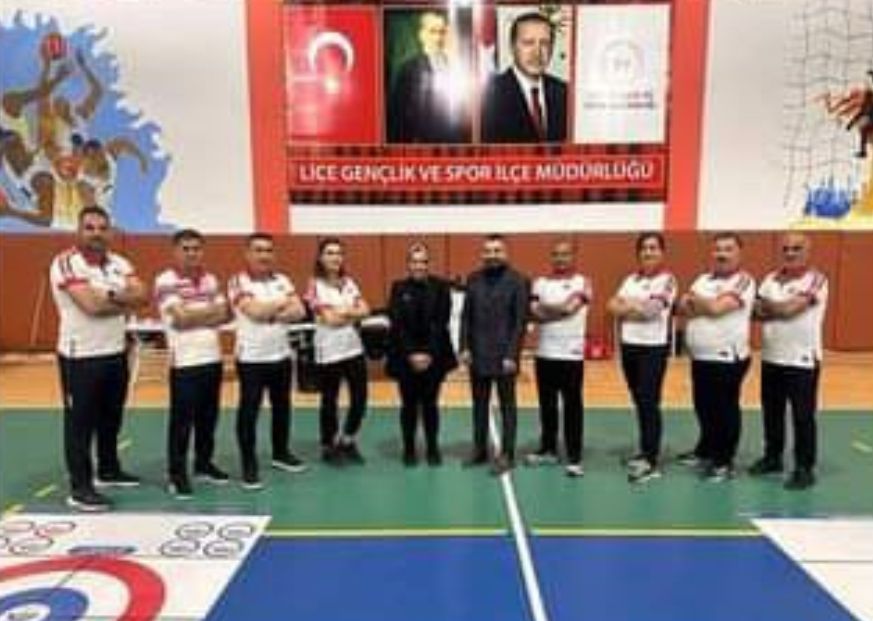 Lice’de Floor Curling Turnuvası Düzenlendi