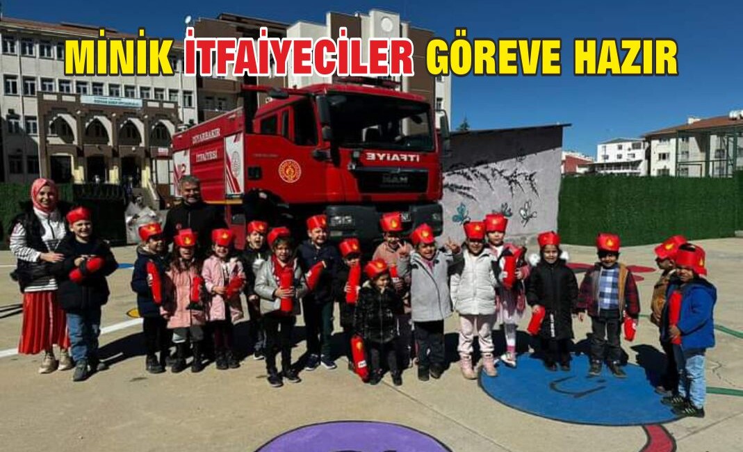 Diyarbakır'da anaokulu öğrencilerine itfaiye