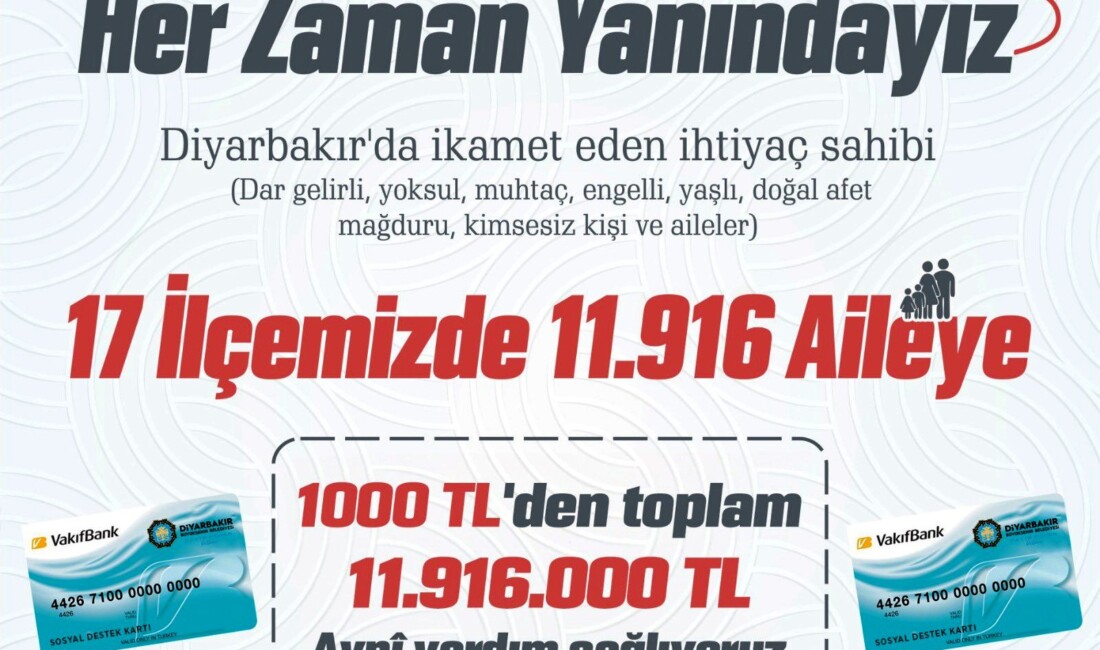 Diyarbakır Büyükşehir Belediyesi'nden 17