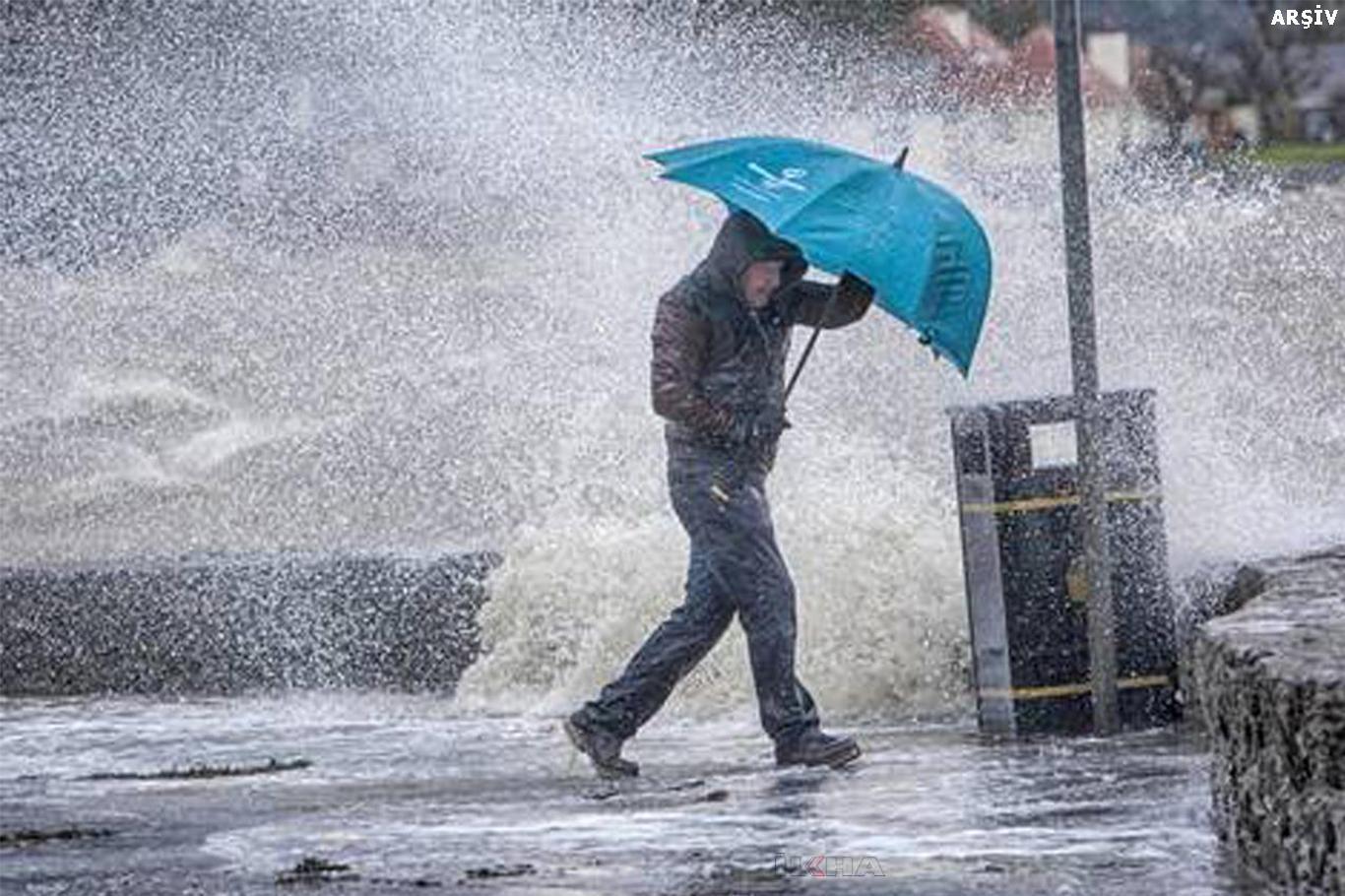 Meteoroloji’den kuvvetli yağış ve rüzgar uyarısı