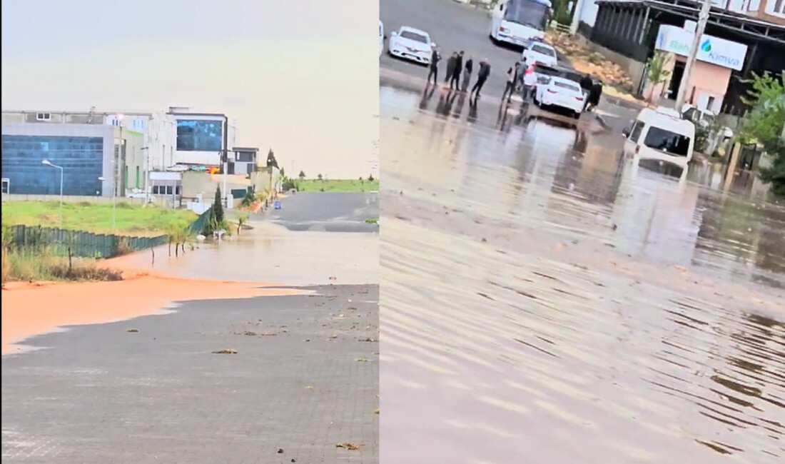 Şanlıurfa'da etkili olan yağıştan