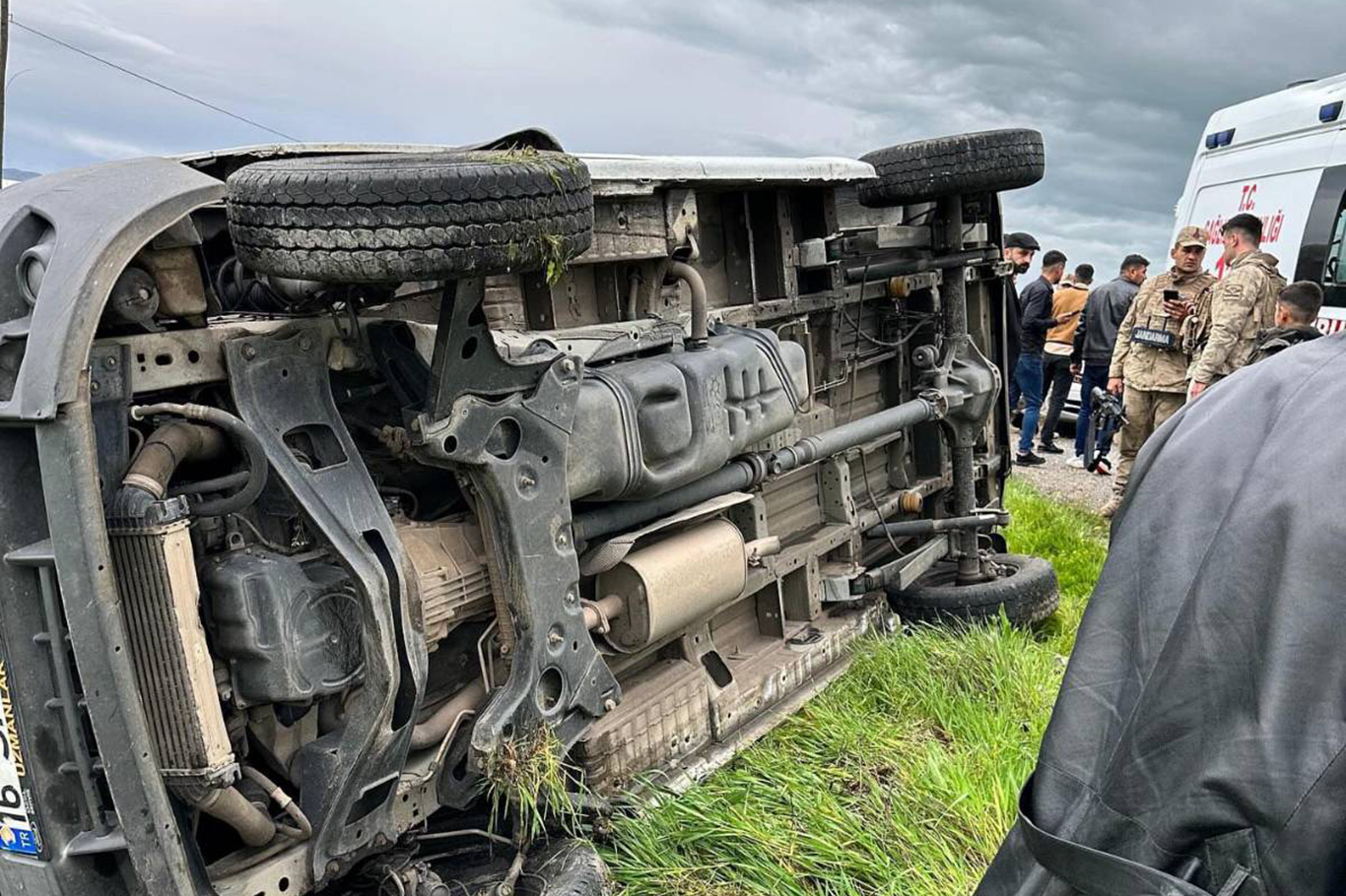 Diyarbakır’da trafik kazası: 1 ölü, 4 yaralı